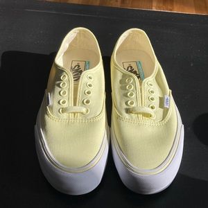 Vans sneaker yellow womens 8 mens 6.5 ultra Cush lite
